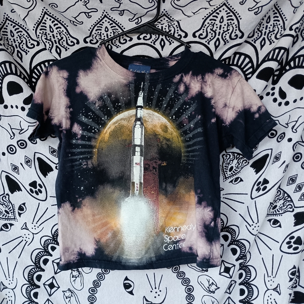 Kid-U-Not Kennedy Space Center Tie Dye Graphic Tee